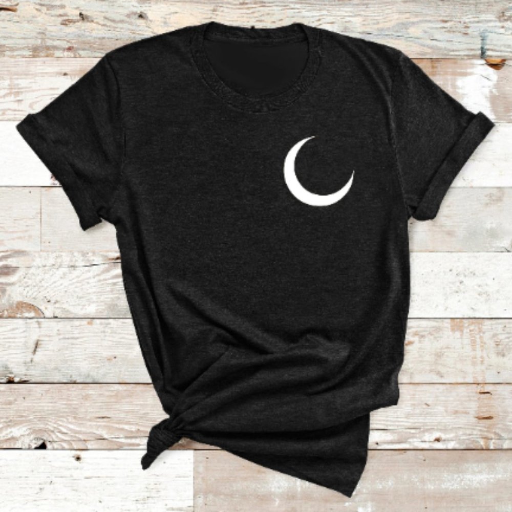 Moon, Crescent Moon, Space , Galaxy Shirt